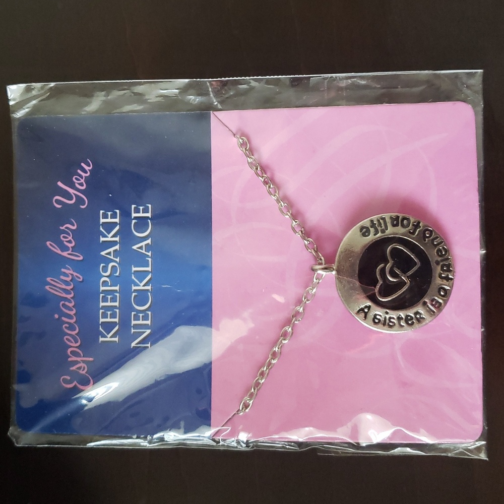 -Sister Keepsake Necklace *NWOT*